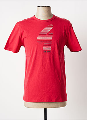 T-shirt rouge GABICCI pour homme
