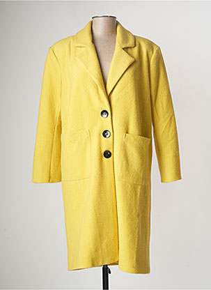 Manteau long jaune MULTIPLES pour femme