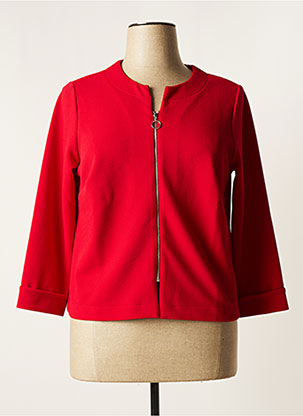 Veste casual rouge TELMAIL pour femme