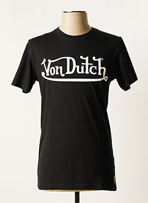 T-shirt noir VON DUTCH pour homme