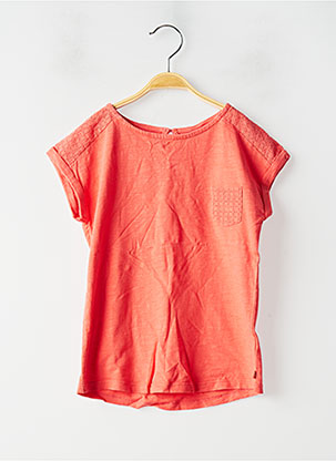 T-shirt orange OKAÏDI pour fille