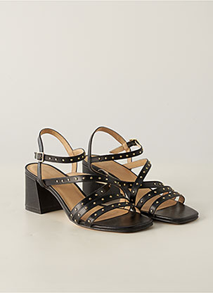 Sandales/Nu pieds noir COSMOPARIS pour femme