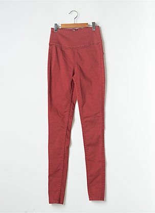 Pantalon slim rouge PIECES pour femme