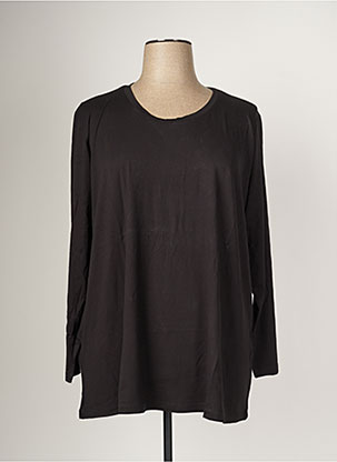 T-shirt noir SOPHIA CURVY pour femme