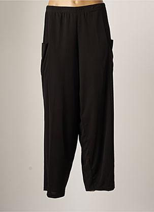Pantalon large noir SOPHIA CURVY pour femme