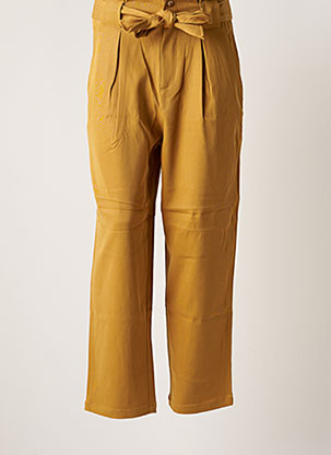 Pantalon droit jaune MAISON SCOTCH pour femme