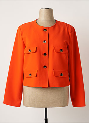 Veste casual orange RENATTO BENE pour femme