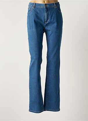 Jeans coupe slim bleu BRUNO SAINT HILAIRE pour femme