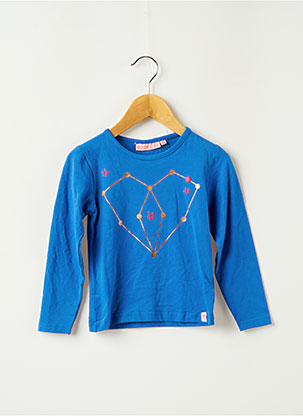 T-shirt bleu FRENCHY KIDS pour fille