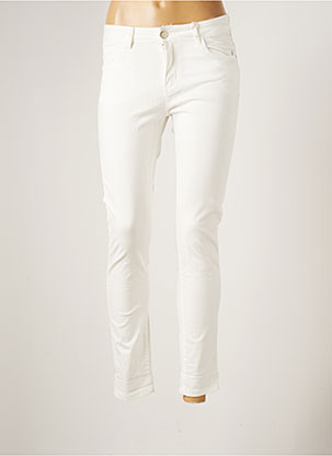 Pantalon slim blanc ONADO pour femme