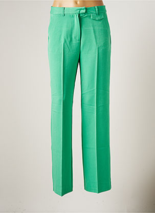 Pantalon droit vert B.YOUNG pour femme
