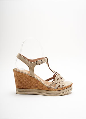 Sandales/Nu pieds beige MARCO TOZZI pour femme