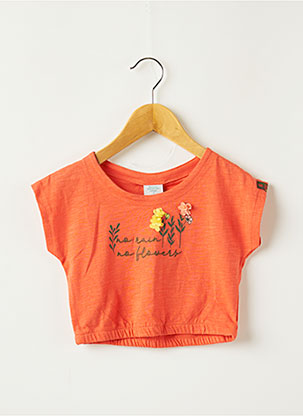 T-shirt orange BOBOLI pour fille