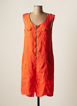 Robe mi-longue orange IMPAQT pour femme