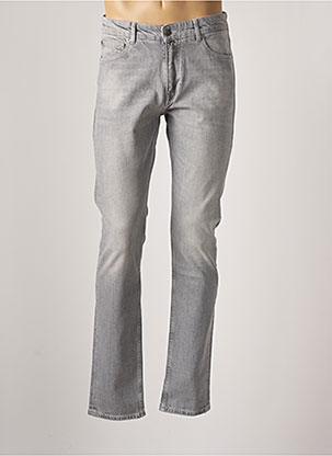 Jeans coupe slim gris SERGE BLANCO pour homme