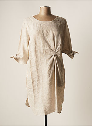 Robe courte beige VLT'S BY VALENTINA'S pour femme