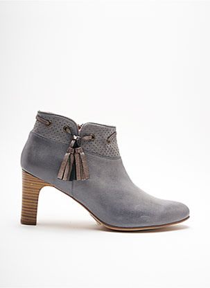Bottines/Boots gris KARSTON pour femme