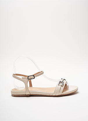 Sandales/Nu pieds beige UNISA pour femme