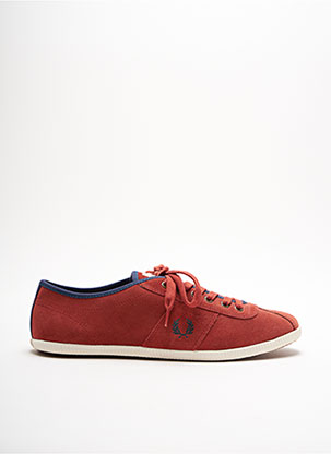 Baskets orange FRED PERRY pour homme