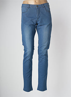 Jeans coupe slim bleu B.YOUNG pour femme