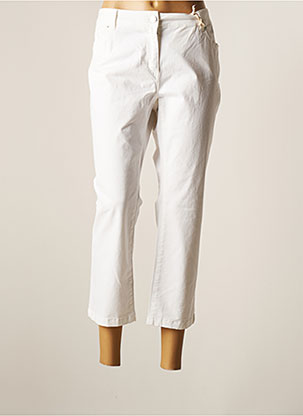 Pantalon 7/8 blanc C'EST BEAU LA VIE pour femme
