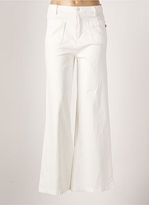 Jeans coupe large blanc SURKANA pour femme