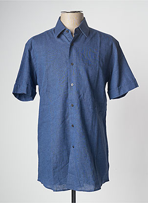 Chemise manches courtes bleu LAGERFELD pour homme