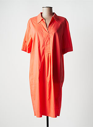 Robe mi-longue orange BETTY BARCLAY pour femme