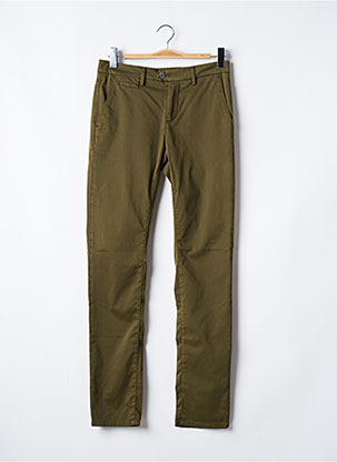 Pantalon chino vert TELERIA ZED pour homme