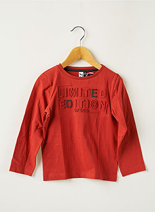 T-shirt rouge 3 POMMES pour garçon