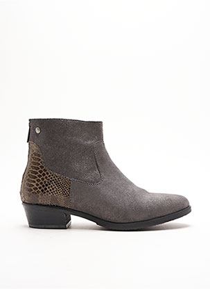 Bottines/Boots gris REQINS pour femme