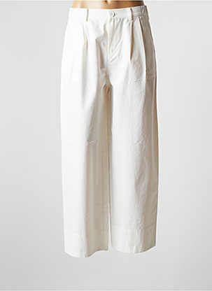 Pantalon large blanc THE KORNER pour femme