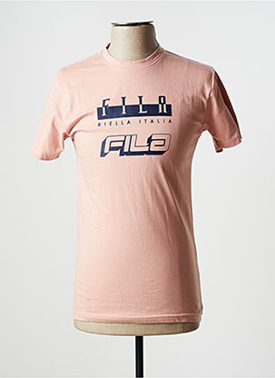 T-shirt rose FILA pour homme