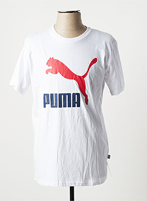 T-shirt blanc PUMA pour homme