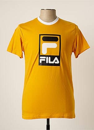 T-shirt jaune FILA pour homme