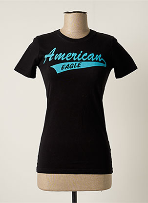 T-shirt noir AMERICAN EAGLE pour femme