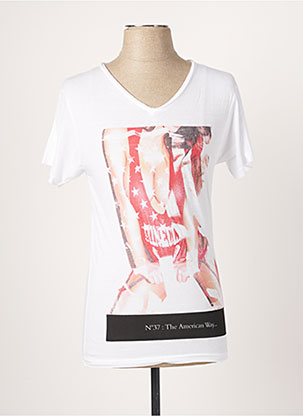 T-shirt blanc ELEVEN PARIS pour homme
