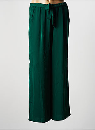 Pantalon droit vert IN APRIL 1986 pour femme