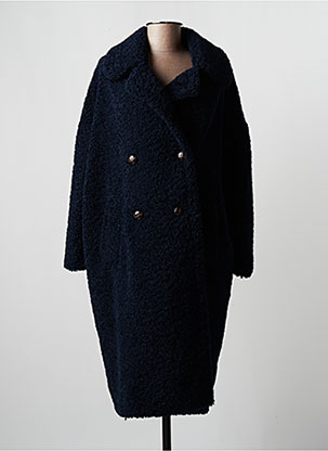 Manteau long bleu STELLA FOREST pour femme