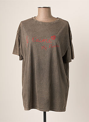 T-shirt marron MINETTE pour femme