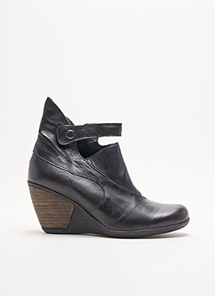 Bottines/Boots noir ELUE PAR NOUS pour femme