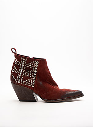 Bottines/Boots rouge ELENA IACHI pour femme