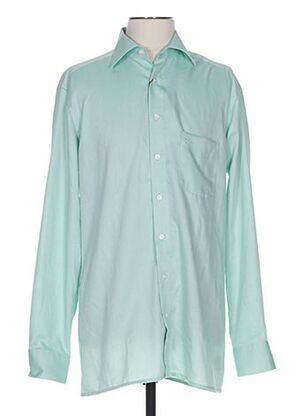 Chemise manches longues vert OLYMP pour homme