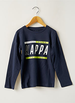 T-shirt bleu KAPPA pour garçon