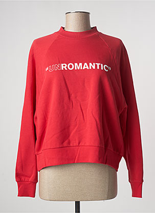 Sweat-shirt rouge UNDIZ pour femme