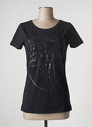 T-shirt noir PORSCHE pour femme