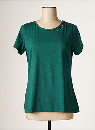 T-shirt vert RAGWEAR pour femme