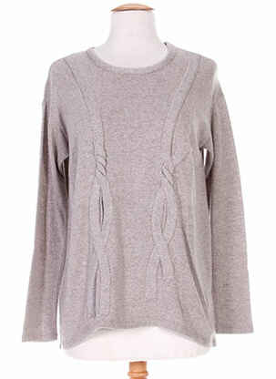 Pull gris KARTING pour femme