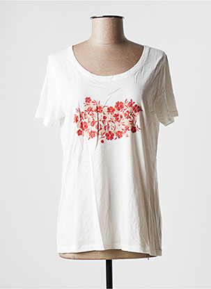 T-shirt blanc LPB pour femme