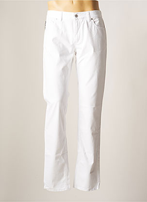 Pantalon droit blanc ALBERTO pour homme